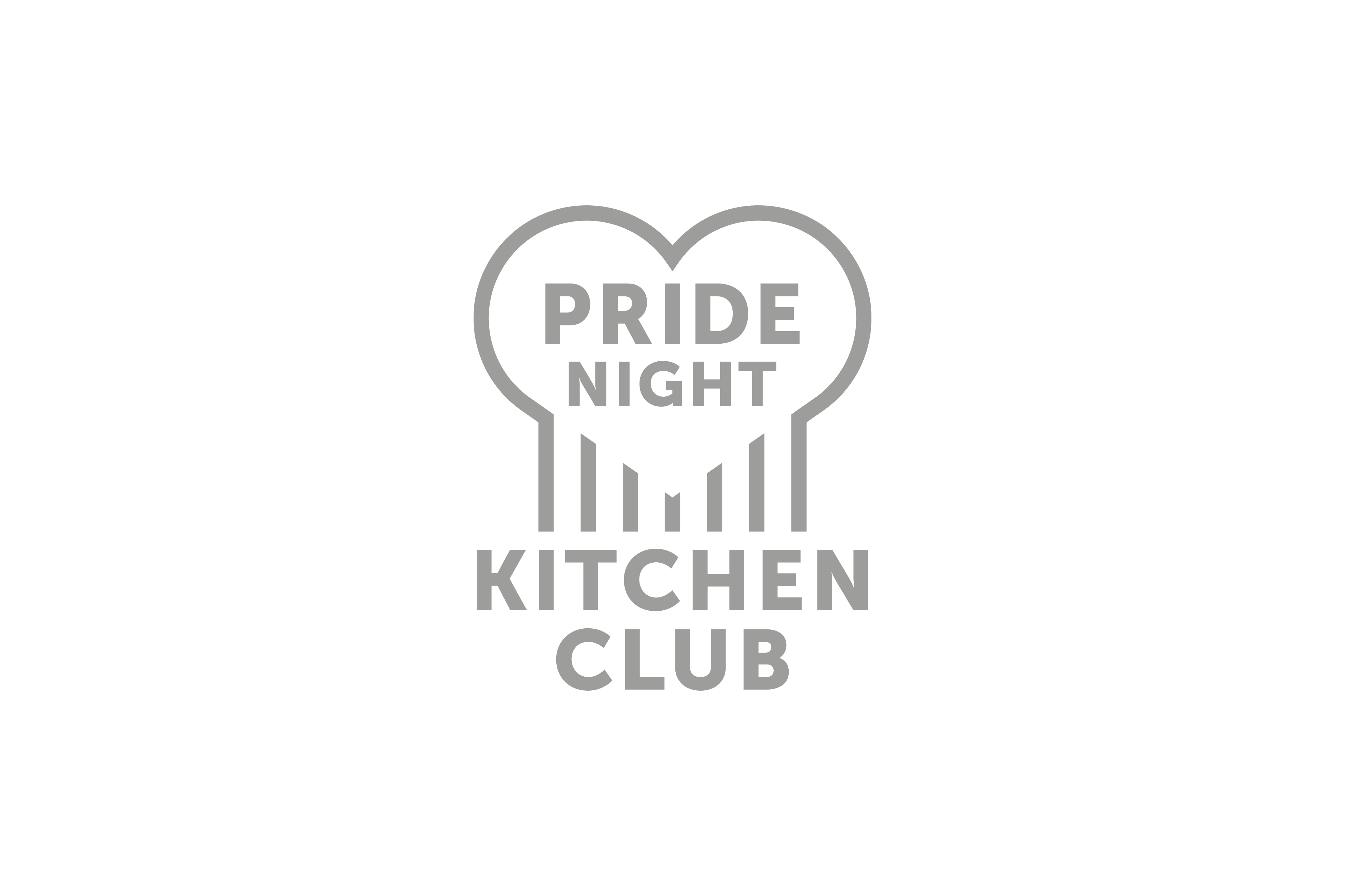 Pride Night Kitchen Club Onepager Rollup Visitenkarten Design
